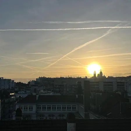 Balcony With View Of Montmartre Parijs